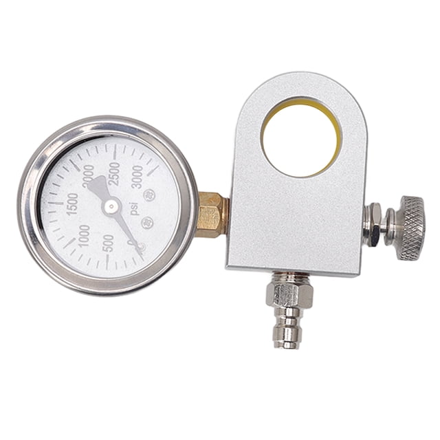 CO2 Refill Adapter Carbonator Refill Quick Adapter Replacement with Pressure Gauge Release Valve for DUO Model