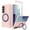 Pink, variant on Allytechgroup Shockproof Back Cover for Samsung Galaxy Z Fold 7, Anti-Scratch Hard PC Case with Built-in Kickstand Screen Protector Shock-Absorbent Full 360° Protection for Women Men, Black