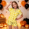 thumbnail image 2 of 10-11 Years Tween Halloween Sports Two Piece Cape And Pants Set Halloween Pajamas Girls Pajamas, 2 of 5