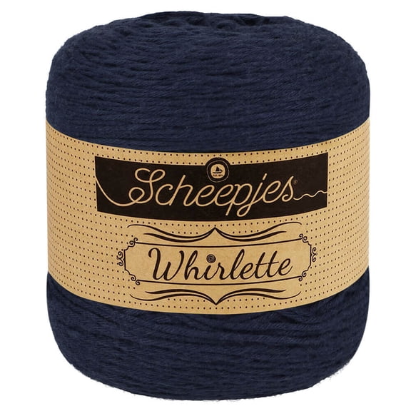Scheepjes Yarn Whirlette - Bilberry (868) | 60% Cotton, 40% Acrylic | 445m / 505 Yards - Ideal for Knitting & Crocheting