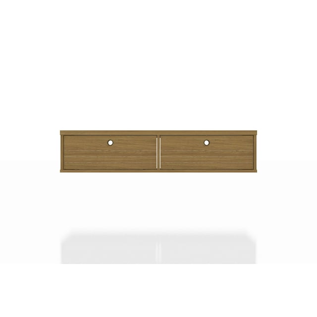 Manhattan Comfort Liberty Milieu du Siècle Moderne Bureau à la Maison Flottant, 42,28 ", Cannelle