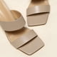 thumbnail image 4 of Zapatos de mujer Calabaza Brochetas Tacones altos Punta cuadrada Estilo casual Color sólido Sandalias Wmkox8yii ytu2235, 4 of 6