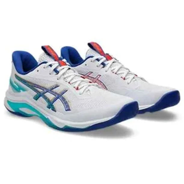 ASICS Volleyball Shoes NETBURNER BALLISTIC FF 4 White/Asics Blue