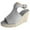 Gray, variant on Itsun Women's Wedge Sandals Fashion Women Solid Summer Ladies Comfy Sandals Slope Heel Casual Beach Shoes Gray US Size 5