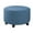 Denim Blue, variant on Enova Home Round Ottoman Slipcovers Footstool Protector Covers Storage Stool Ottoman Covers Stretch with Elastic Bottom (Denim Blue)