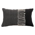 thumbnail image 1 of Funda de almohada de macramé, funda de cojín de bohemio tejida para cama, sofá, sofá, decoración para el hogar, cómodas de almohada con Negro 30x50cm SM SunniMix funda de cojín decorativa, 1 of 7