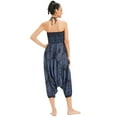 thumbnail image 4 of Previn Women's Boho Yoga Pants High Waisted Lightweight Yoga Loose Soft Hippie Harem Pants Indian Bohemian Dance Beach Pants A01202 Small-Large, 4 of 5