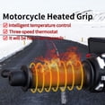 thumbnail image 2 of Puños calefactores eléctricos BuyWeek para motocicletas 12 V manillar calefactado rendimiento de primera, 2 of 9