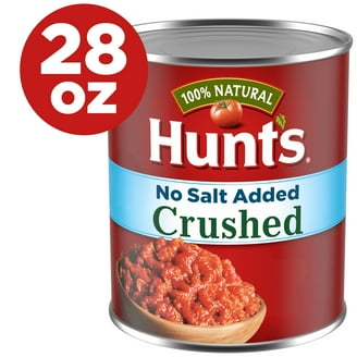 Hunt's Authentic Vine-Ripened Crushed Tomatoes with Basil, 100