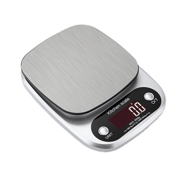 3KG/0.1G Kitchen Scale Electronic Scale Food Scale English Edition No Battery Included