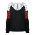 thumbnail image 5 of OKBOP Womens Thermal Tops, Long Sleeve Casual Shirts Pullover Christmas Print Hooded Sweatshirts Peasant Blouses for Women Pumpkin Sweatshirt for Women, 5 of 8