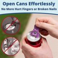 thumbnail image 3 of 12pack Complete Cover Easy Tab Opener,Colorful Drink Can Protector Cap for Soda, Beer,Soda Protecto, 3 of 5