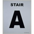 thumbnail image 1 of Stair A Sign (White, Rust Free Aluminium 10X12)-Grand Canyon Line(ref-2022-4), 1 of 3