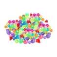 thumbnail image 3 of 100 piezas de tesoro de hielo de hielo, artesanías de artes, joyas coloridas de cubito de hielo para niños juguete sensorial para eventos dispersos de S, 3 of 8