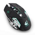 thumbnail image 1 of EIGTHTAIL Souris de Jeu Sans Fil Rechargeable Silencieuse à DEL Rétroéclairée Souris Optique USB pour PC, 1 of 5