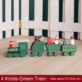 thumbnail image 1 of Tren de madera con adornos navideños para niños, Decoración de mesa de fiesta, regalo de Navidad, Año Nuevo, 2025, 1 of 5