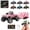 A005- Pink, variant on Mini Rc Monster Truck, Remote Control Monster Truck, Die Cast Metal toy Cars, Led off Road Lights, 1:64 Scale, Orange, off Road Rc Car, Mini Remote Control Car, Sealed Box, 1 Set