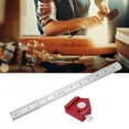 thumbnail image 2 of Angle Ruler, Comfortable Woodworking Scriber, High  Automobiles Construction Measuring Angles Woodworking, 2 of 8