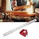 thumbnail image 4 of CX300-2 Regla de trazado para carpintería, herramienta de marcado de carpintero con medida de ángulo de alta precisión, 4 of 10