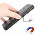 thumbnail image 3 of Dteck Wallet Case For Samsung Galaxy S20 FE Fan Edition (2020),[Carbon Fiber Texture] Flip PU Leather Wallet Card Slot Protective Silicone Cover, Black, 3 of 5