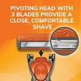 thumbnail image 2 of Bic Hybrid Advance Shaver System For Men, 6 Cartridges - 1 Ea, 6 Pack, 2 of 4