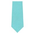 thumbnail image 5 of Jacob Alexander Polka Dot Print Extra Long Neck Tie for Big and Tall Men - Aqua, 5 of 7