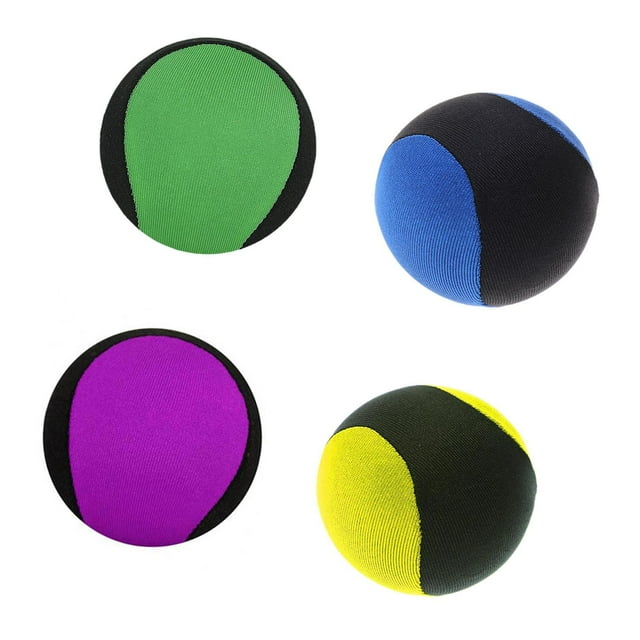 4 pelotas de elásticas que rebotan, pelotas sensoriales de construcción, juguete acuático para saltar, para fiestas, regalos de cumpleaños.