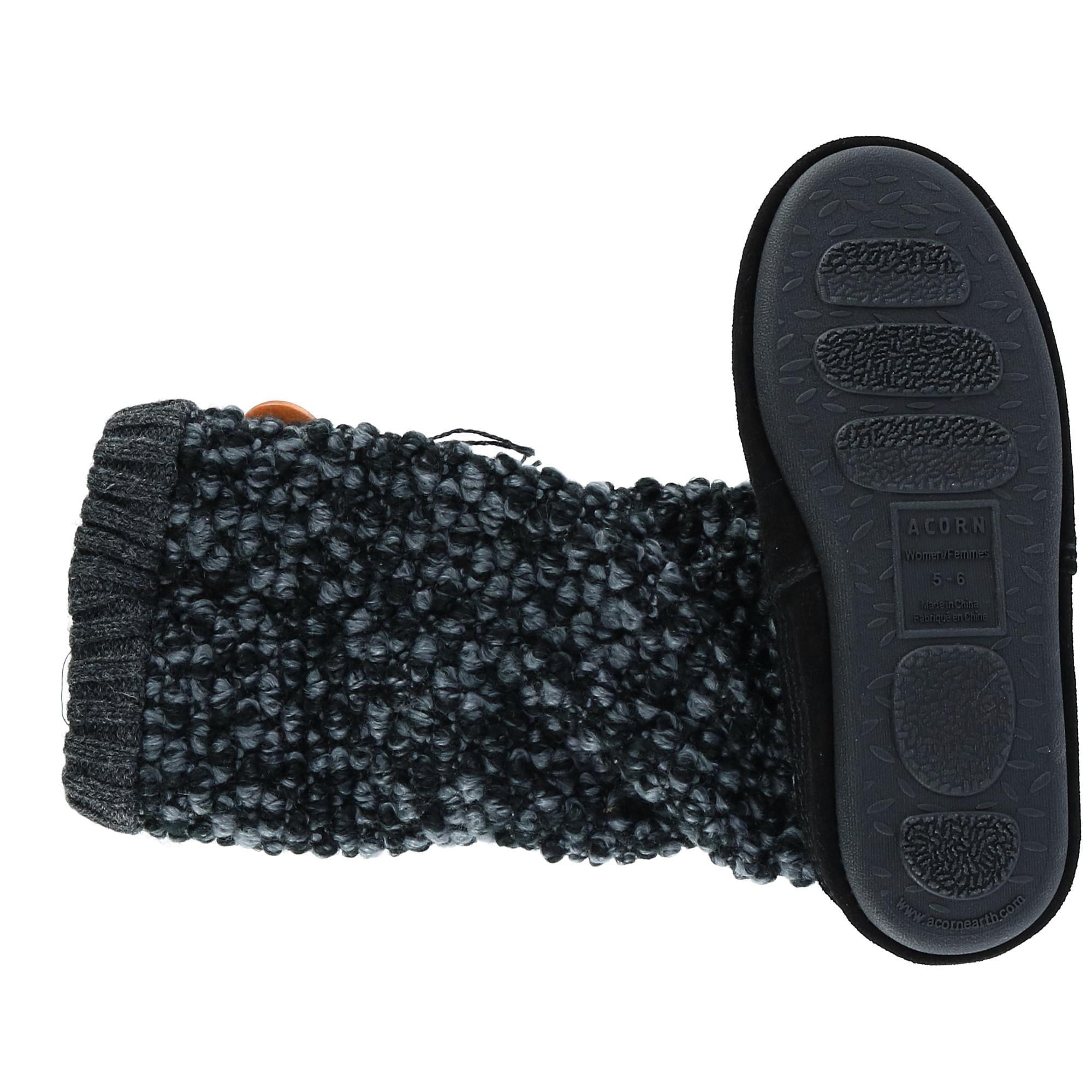 acorn jam tassel boot slippers