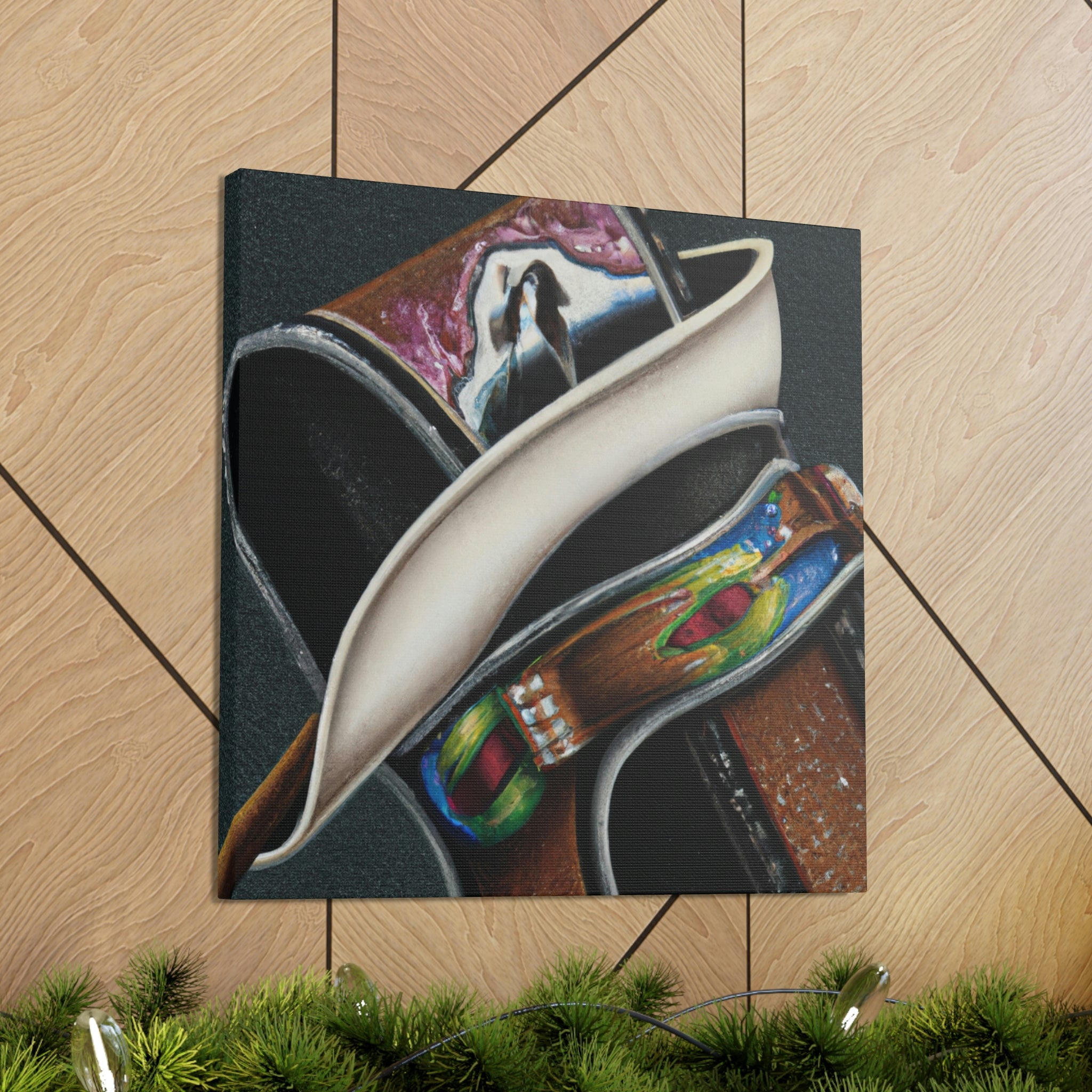 "Leather Holster Exposed. - Canvas
