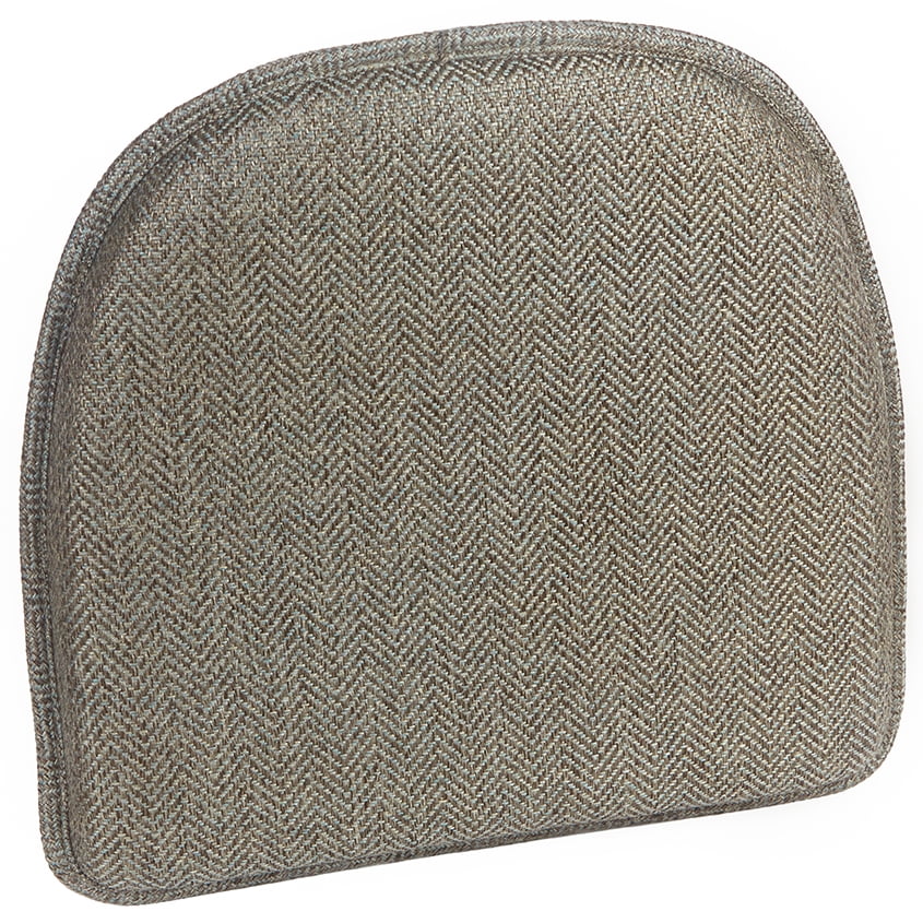 Gripper NonSlip 15" x 16" Romero Tufted Chair Cushions, Set of 2