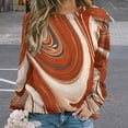 thumbnail image 2 of Colorful Marble Pattern Mom Sweatshirt For Women Long Sleeve Pullover, 2 of 7