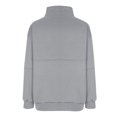 thumbnail image 5 of WEAIXIMIUNG Sweat à Capuche Zippé pour Femmes Léger Pull Uni Col en V Sans Capuche Manches Longues, 5 of 5