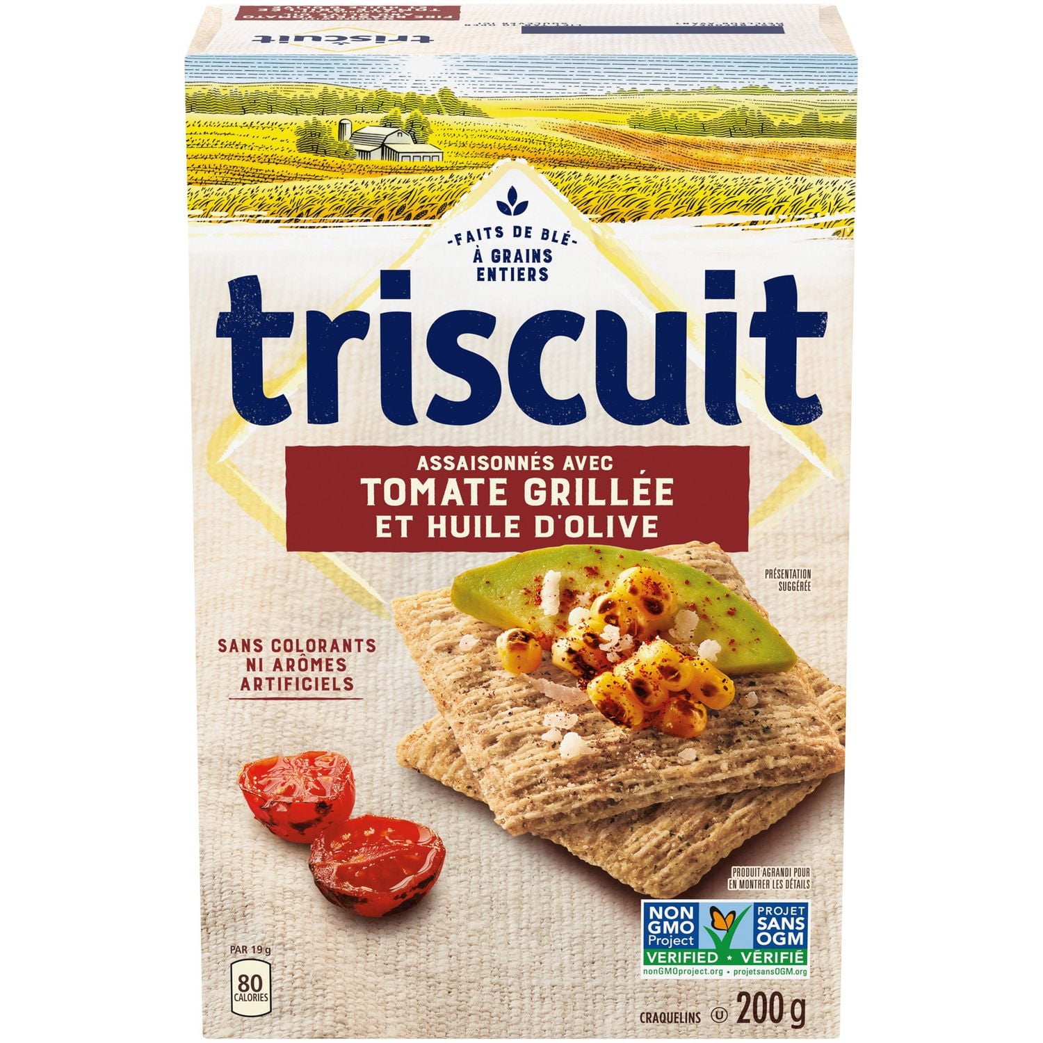 Craquelins Triscuit Tomate Grillée Et Huile D'Olive