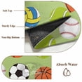 thumbnail image 6 of Area Rugs 2.7'x5', Green Balls Carpet for Living Room Bedroom Dining Room, Baseball Tennis Basketball Football Throw Kitchen Rugs Non Slip Washable Rectangle Indoor Outdoor Rugs, 6 of 8