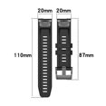 thumbnail image 3 of For Garmin Fenix 7S Silicone Replacement Watch Band Durable Sport Strap With Quick Release Pins For Outdoor Activities And Fitness Tracking, 3 of 4