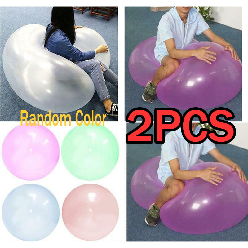 40/120CM TPR Bubble Inflatable Water Balloon Ball Stretch Sports for Kids Toy 