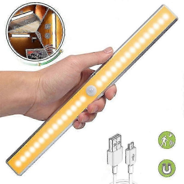 2026 Usb Rechargeable Motion Sensor Light 6 10 24 40 60 Led Night Light Kitchen Bedroom Lighting Wall Lamp Wardrobe Lamp Staircase