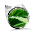 thumbnail image 1 of Vert Image Nature Bague Réglable Amour Mariage Fiançailles, 1 of 3