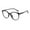 E, variant on Women's Stylish Oval Candy Color Non-prescription Eyeglasses Clear Lens Eyewear