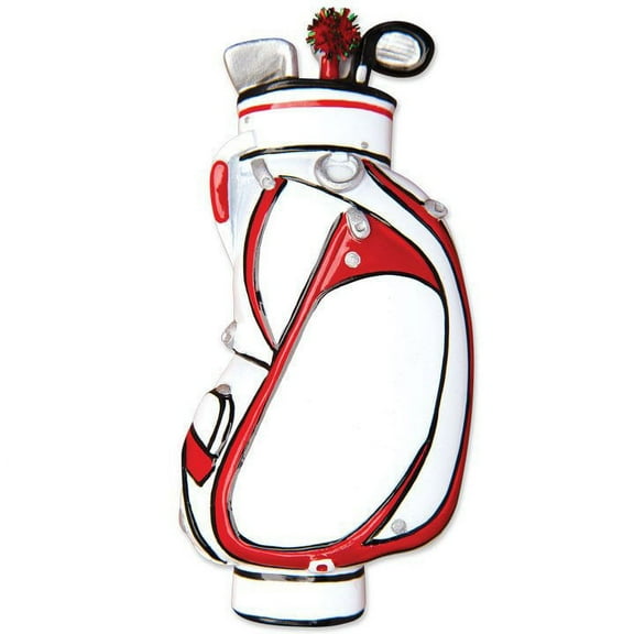Sport Golf Bag Personalized Christmas Ornament DO-IT-YOURSELF