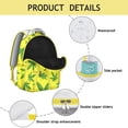 thumbnail image 4 of Marijuana Print College Daypack for Scholars - Durable University Bookbag with Laptop Compartment, Stylish Backpack for School and Campus, Awesome Gift for Lovers, 4 of 6
