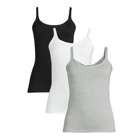 

Best Fitting Panty Women s Shelf Bra Cami Tank Tops 3-Pack