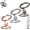Three-in-One, variant on Double-Sided Magnetic Fidget Spinner Stand, Fingertip Gyroscope Phone Holder, 360° Rotation, Folds Pocket-Flat, for Desk Car Gym Travel (Gunmetal)