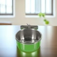 thumbnail image 6 of LEORX Parrot Bowl Stainless Steel Hanging Type Parrot Food Water Bowl Cage Feeding Bowl, 6 of 8