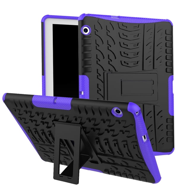 Cameland For Mediapad T3 10 9.6Inch Rugged Hard Rubber Pc Stand Case Cover