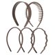 thumbnail image 5 of Moluckfu 5Ud Diademas Para Lavado Facial Y Moda En Plástico Color Café Para Uso Diario, 5 of 8