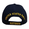 thumbnail image 5 of US Navy Retired Hat for Men and Women, Officially Licensed Product | United States Navy (USN) | Ideal for Gifting | Navy Blue, 5 of 6