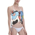 thumbnail image 4 of KLL Funny Cats Print Women's Sarong Coverups Short Bathing Suit Wrap Skirt Beach Wrap Swimsuit Cover Ups, 4 of 6