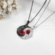 thumbnail image 5 of Collar con Colgante de Corazón de Ángel y Diablo de Diamantes para San Valentín., 5 of 6