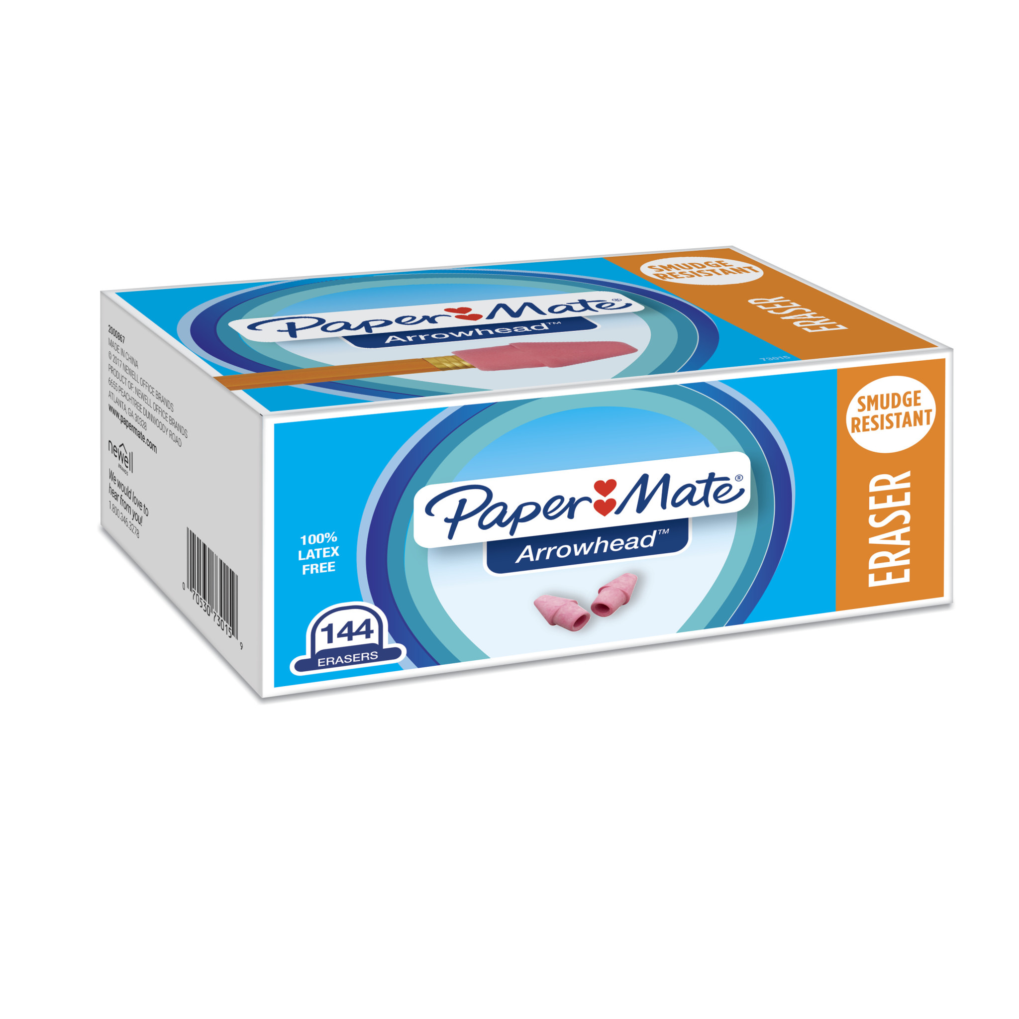 Paper Mate Pencil Top Erasers.